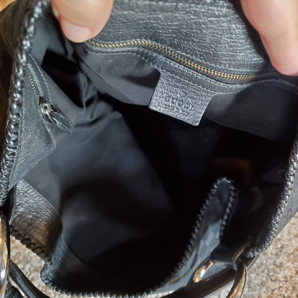 Gucci Horsebit Hobo GG Canvas Large Black - Picture 13 of 16